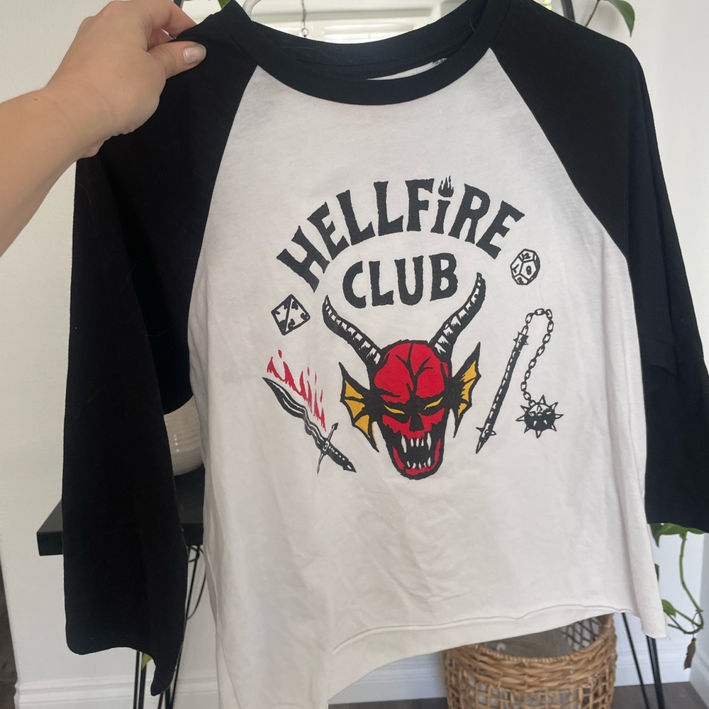 Stranger Things Hellfire Club Jersey T-Shirt
